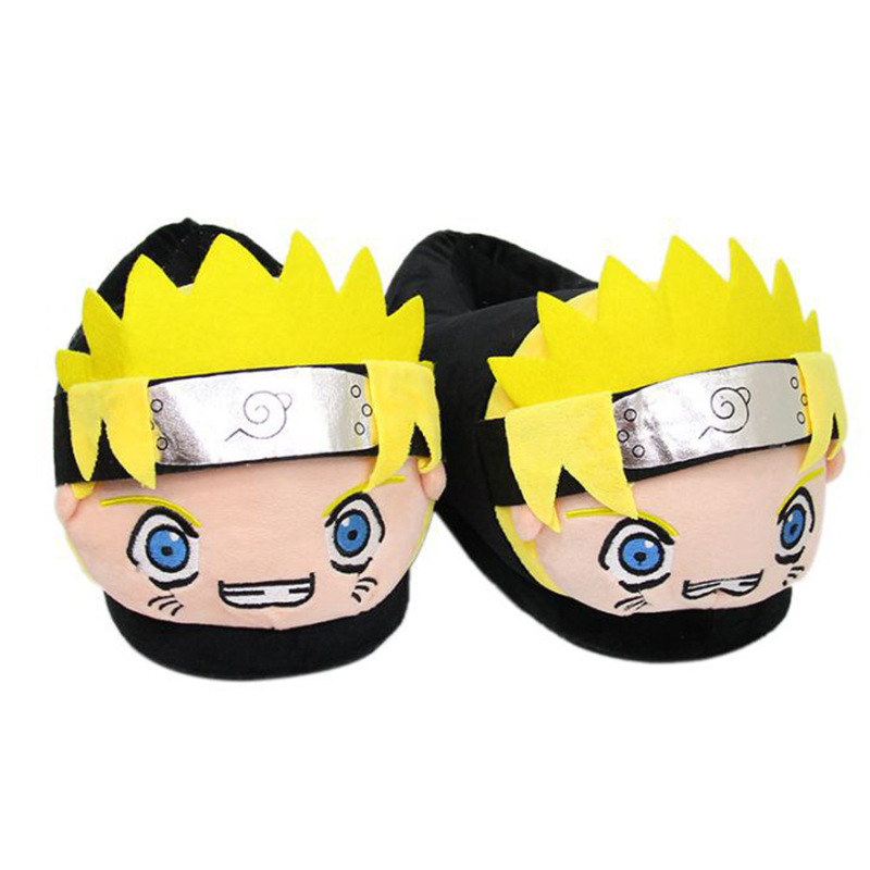 Interior Design Logo - Niedliche Naruto Plüsch-Hausschuhe mit Konoha-Logo-Stirnband-Design, warmem,