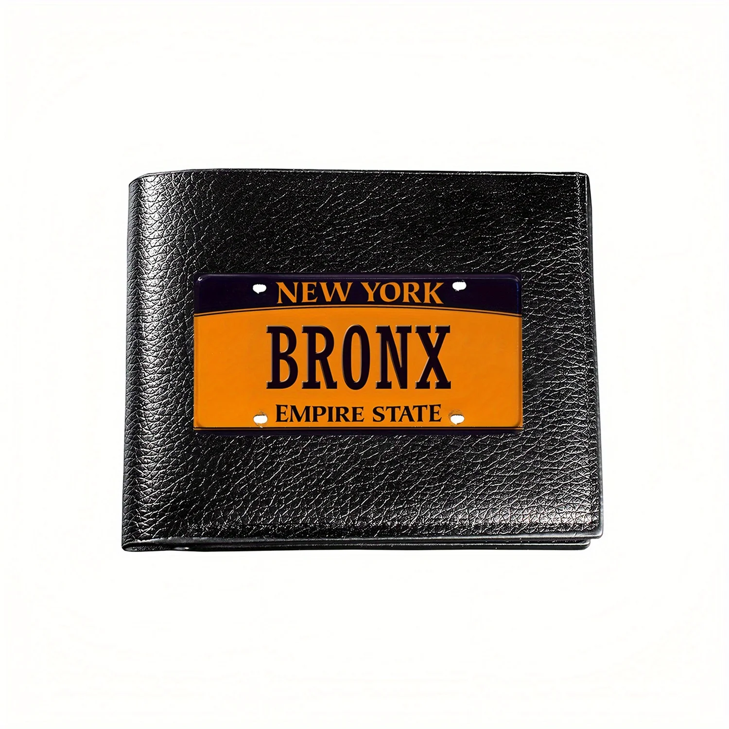Interior Design New York - New York Bronx Nummernschild-Design Herren-Geldbörse, Business-Herren-Geldbörse,