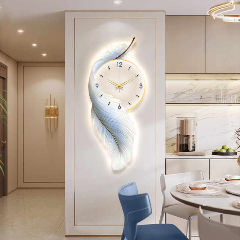 Interior Design Living Room And Kitchen - Mechanismus für Wanduhr, Innenuhr, Wand, modernes