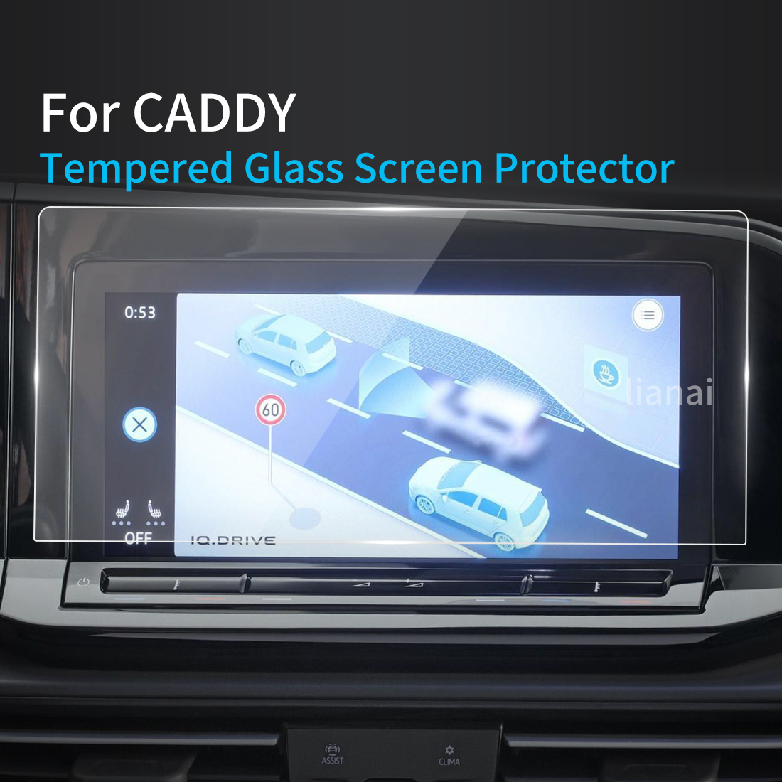 Interior Design Presentation - Displays chutz folie für VW Caddy