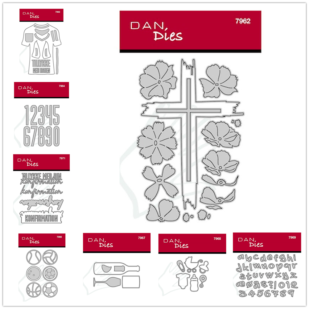 Interior Design Paper - Zahlen-Alphabet Kors Med Blomster T-Shirt Sport