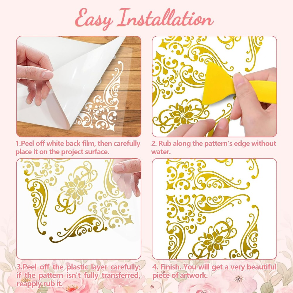 Rub on Transfer-Aufkleber für  – Interior Design Paper Bewertung und Preis