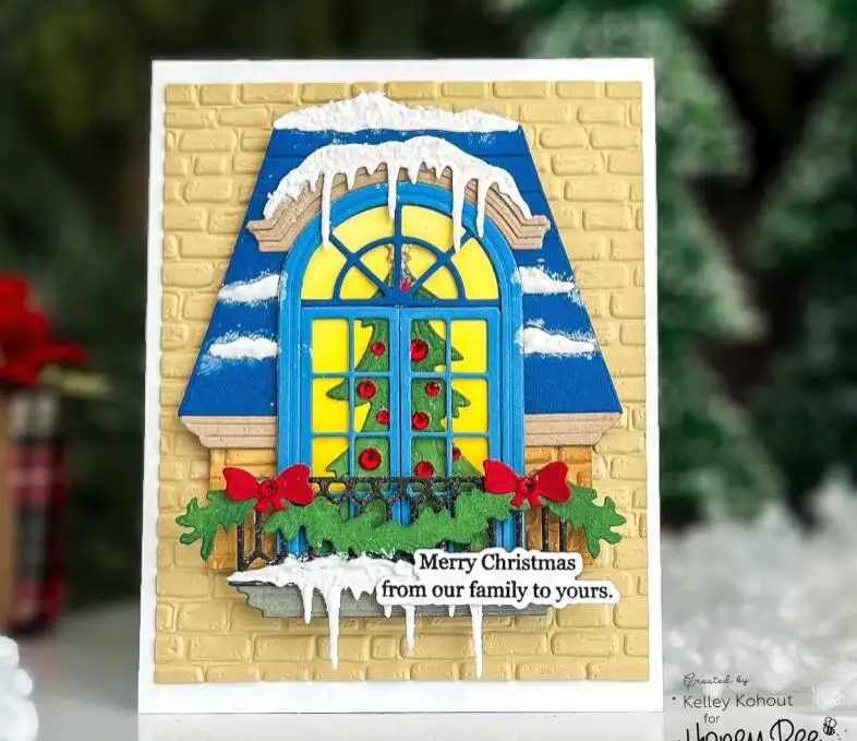 2024 Neue Weihnachtshaus-Fenst – Interior Design Paper Bewertung und Preis