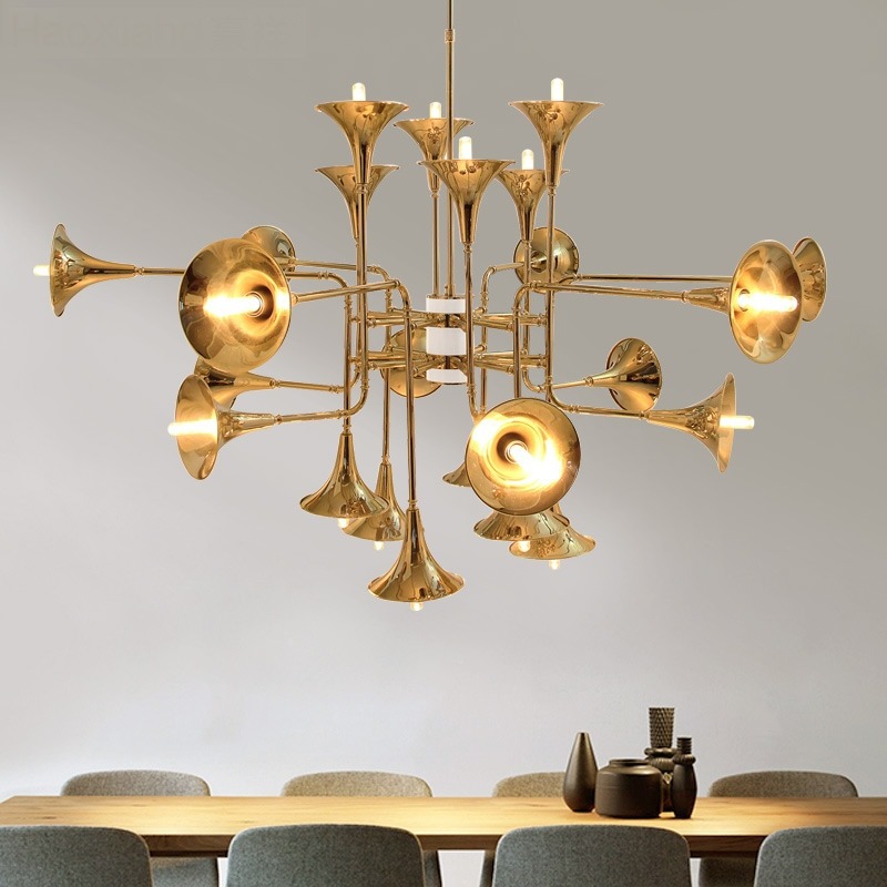 Nordic Trompete Pendelleuchte  – Interior Design Living Room And Kitchen Bewertung und Preis