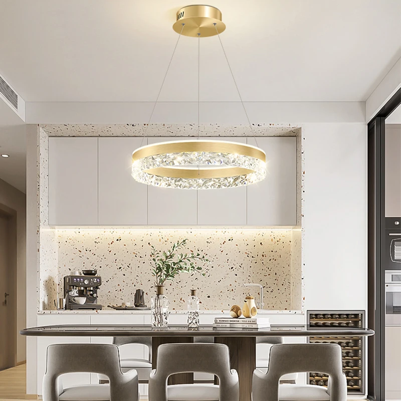 Moderne Luxus-Kristall-LED-Pen – Interior Design Living Room And Kitchen Bewertung und Preis