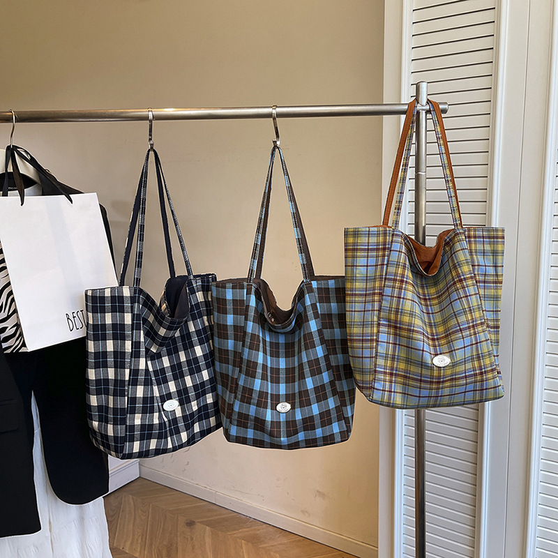 Karierte Tragetasche für Damen – Interior Design Class Bewertung und Preis