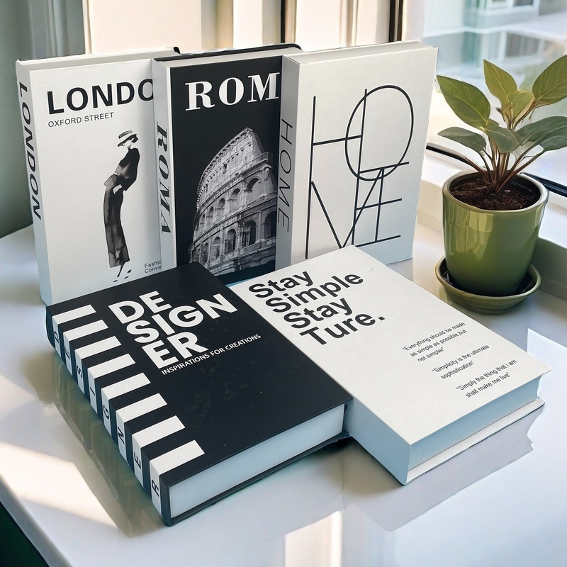 Luxuriöse gefälschte Buch-Aufb – Interior Design New York Bewertung und Preis